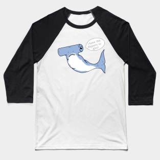 No Flipper Hammerhead Baseball T-Shirt